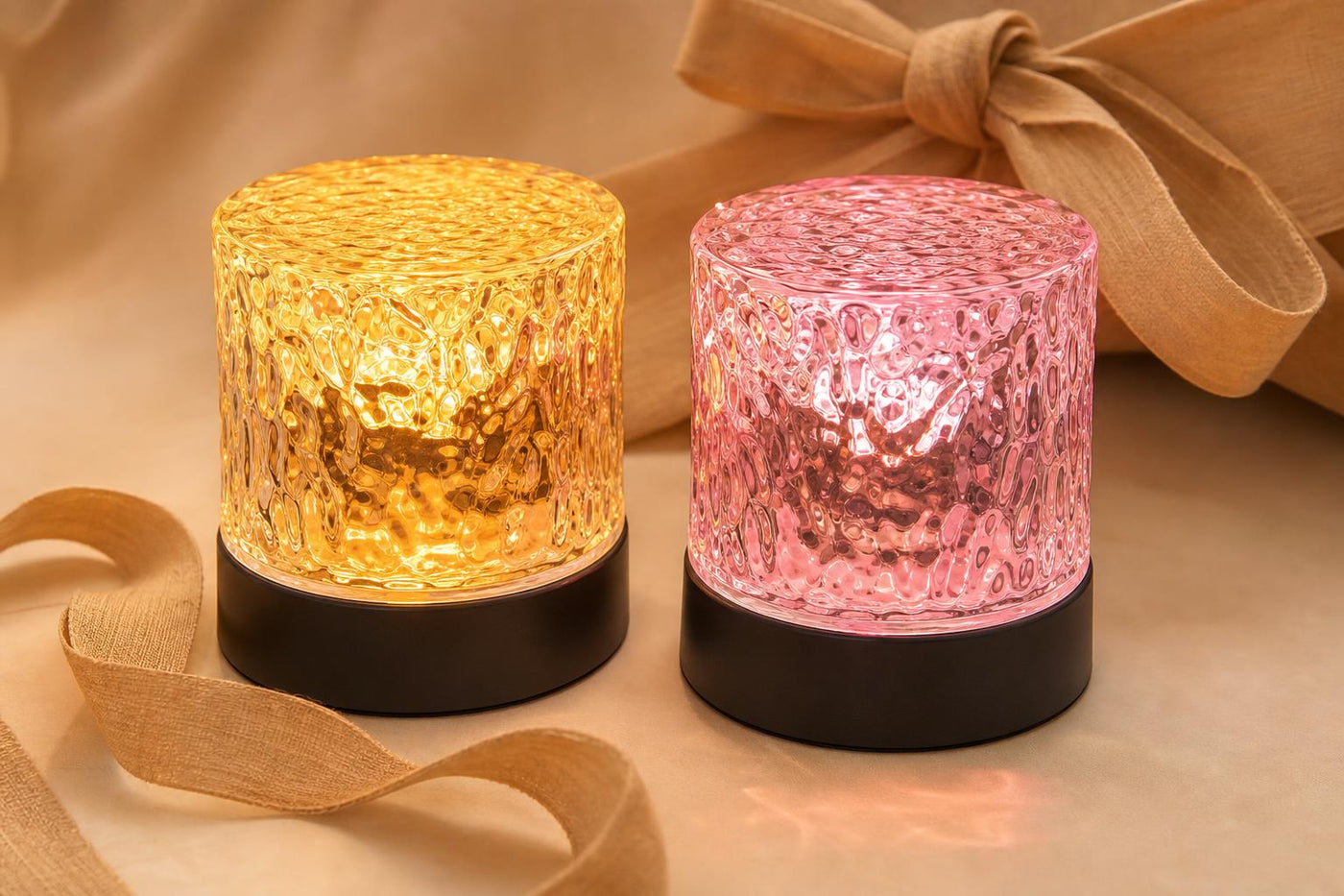 Two Emberglow lamps, set of 2